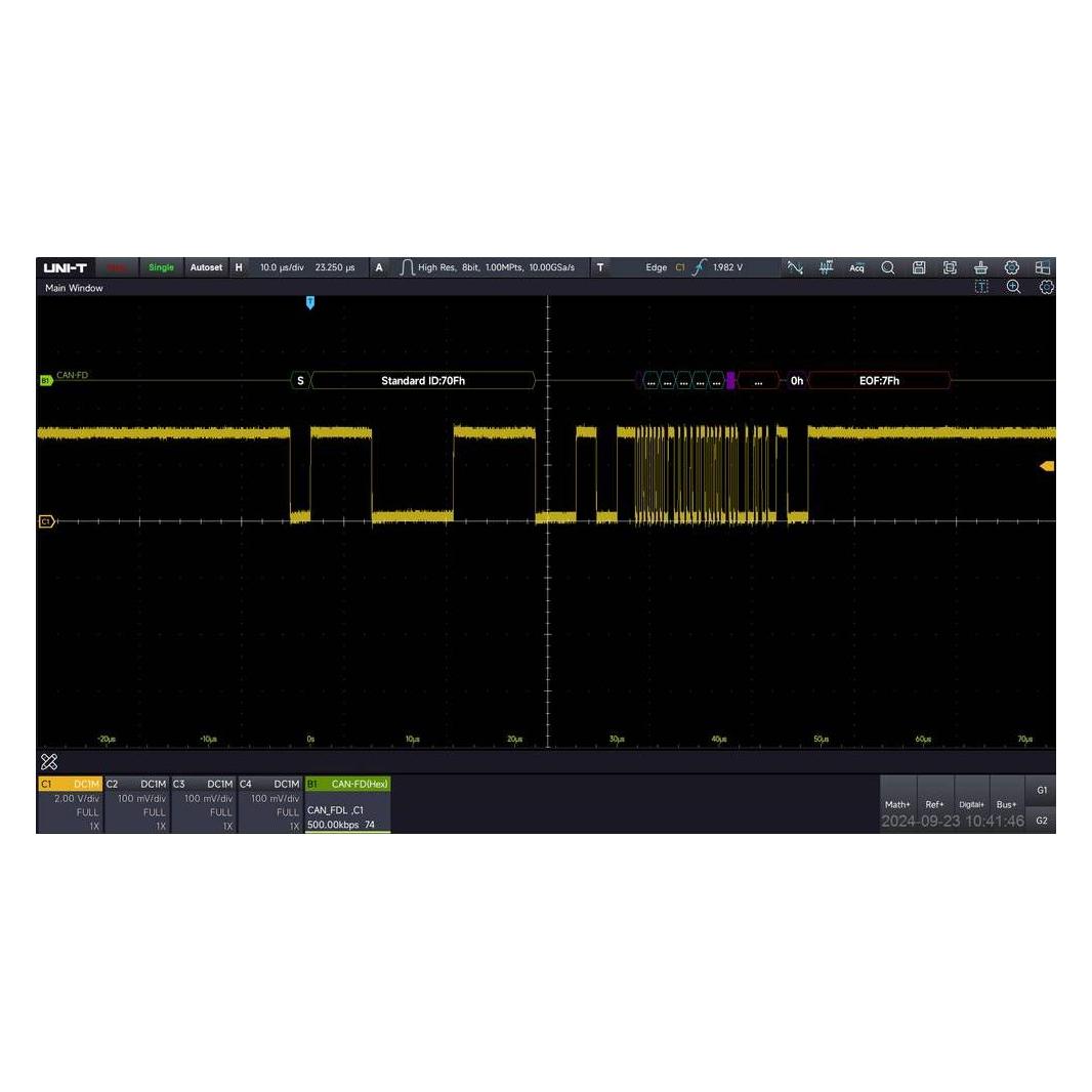 Uni-T MSO7000X-CANFD Mess-Software Upgrade (191501400015)