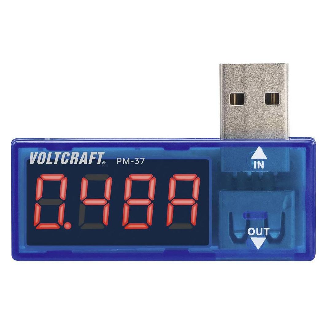 Voltcraft USB-Power-Meter (CAT I, Hand-Multimeter) (PM-37)