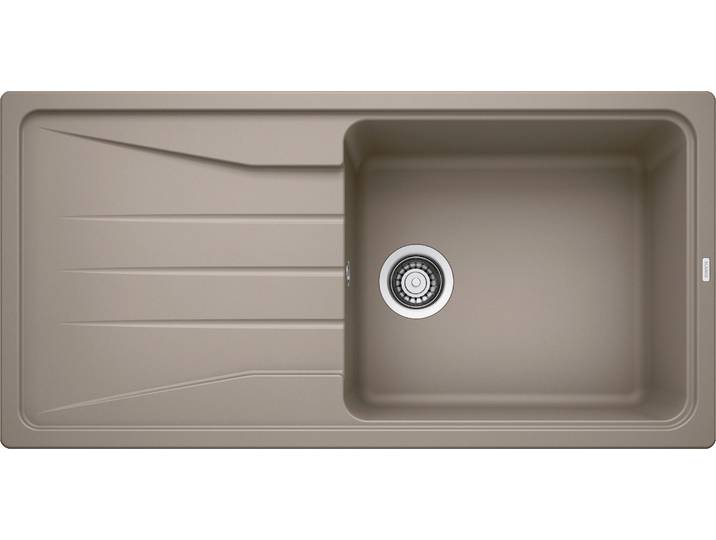 Einbauspüle BLANCO SONA XL 6 S , braun (tartufo), B:100cm H:19cm T:50cm, Verbundwerkstoff, Küchenspülen, Einbauspüle