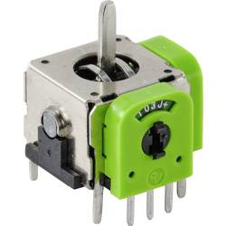 TRU COMPONENTS 98002C6 Joystick Metallhebel gerade Lötpins 1 St. 425609