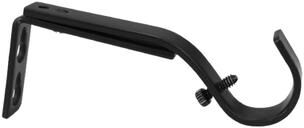 Lumi Home Furnishings Lumi 1 in. Single Curtain Rod Bracket (4-Pack)