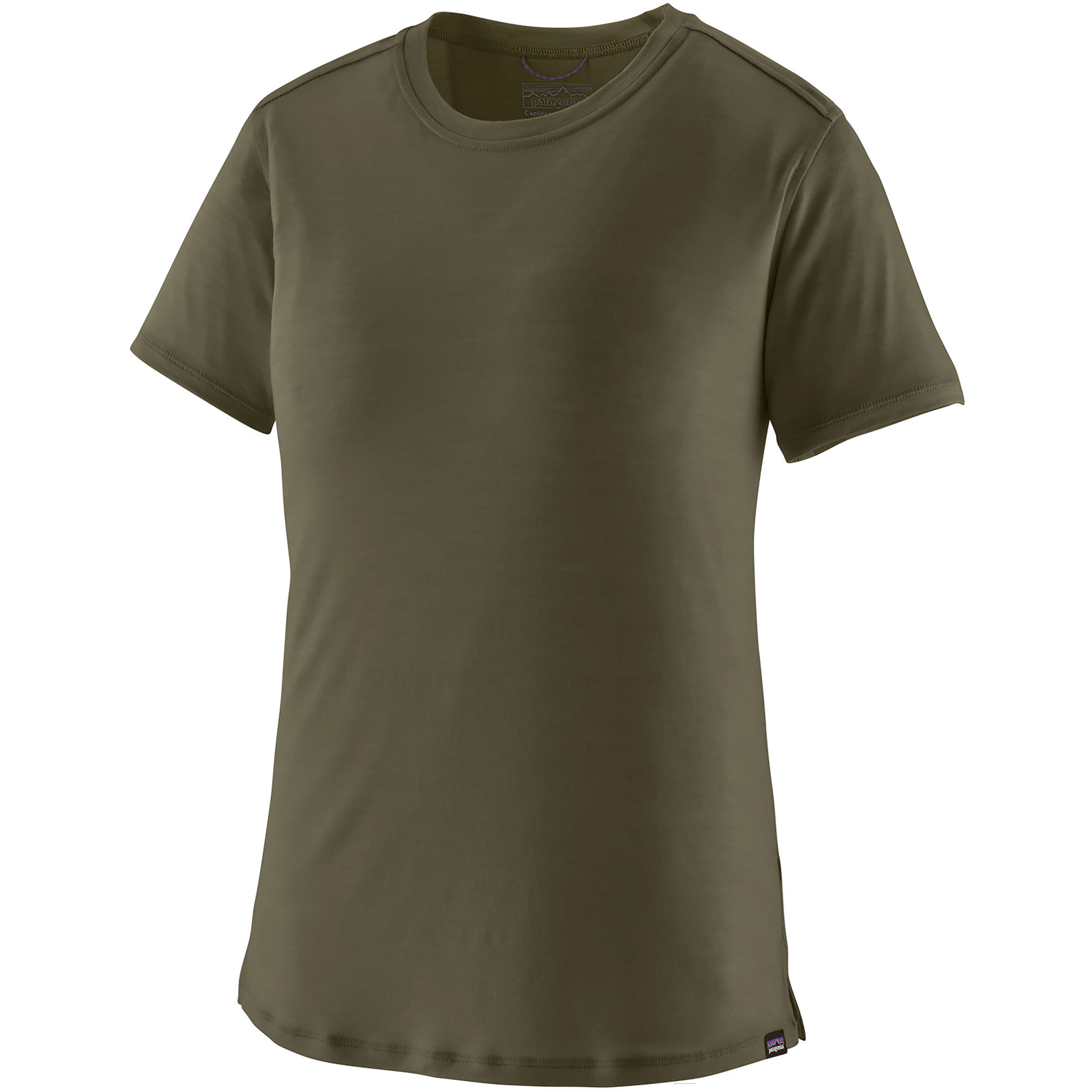 Patagonia Cap Cool Merino Damen T-Shirts oliv Größe L Trekking Hautfreundlich Merinowolle