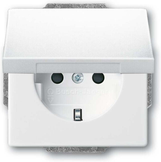 Busch-Jaeger Prise SCHUKO encastrée studioweiß 20 EUKB-84 (2CKA002018A1520)
