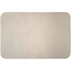BADEMATTE Japandi - Beige - Modern Badvorleger 90x60 cm
