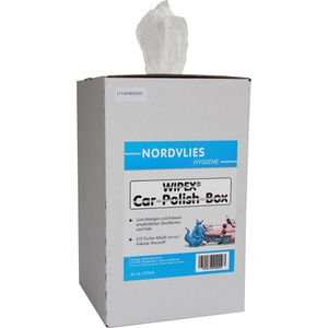 Wipex Poliertuch 277540, SPEZIAL light Car-Polish-Box, 40x38cm, aus Vlies, für Lack und Kunststoff, 275 Stück