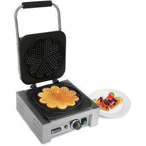 Hendi Waffeleisen 212134 Waffelautomat, 2200 W, für Herzwaffel mit Ø 21 cm, aus Edelstahl