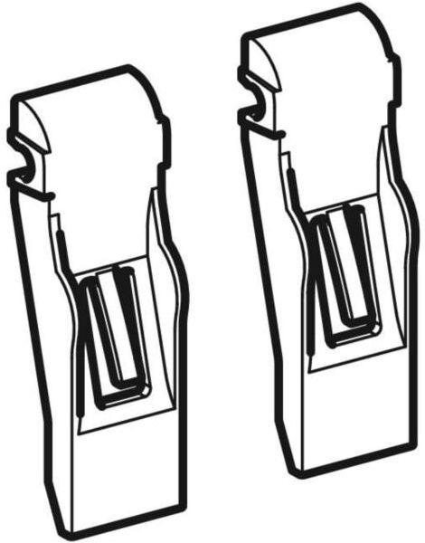 Geberit Set Wippen, zu BetPl. Sigma60 243278001 (2 St.)