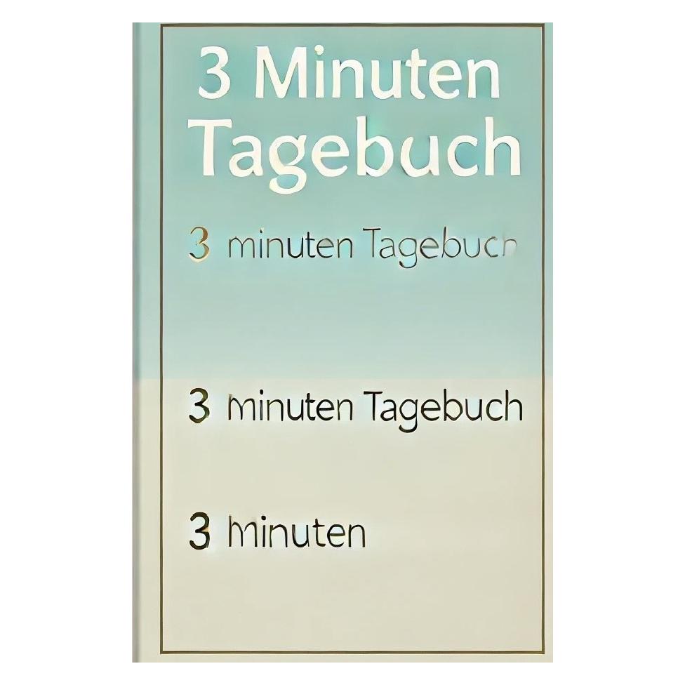 epubli 3 Minuten Tagebuch (57090456)