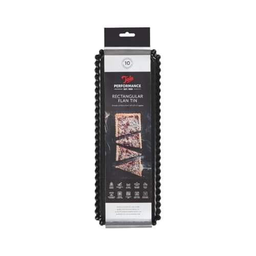 Tala Performance Geribbelde Rechthoekige Bakvorm met Losse Bodem, 35 x 12 cm