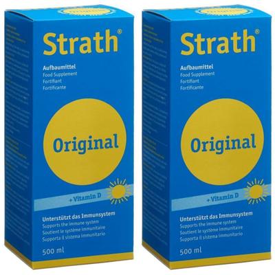 Strath Original liq Aufbaumittel mit Vit D 500 ml x2 2x500 Liquidum