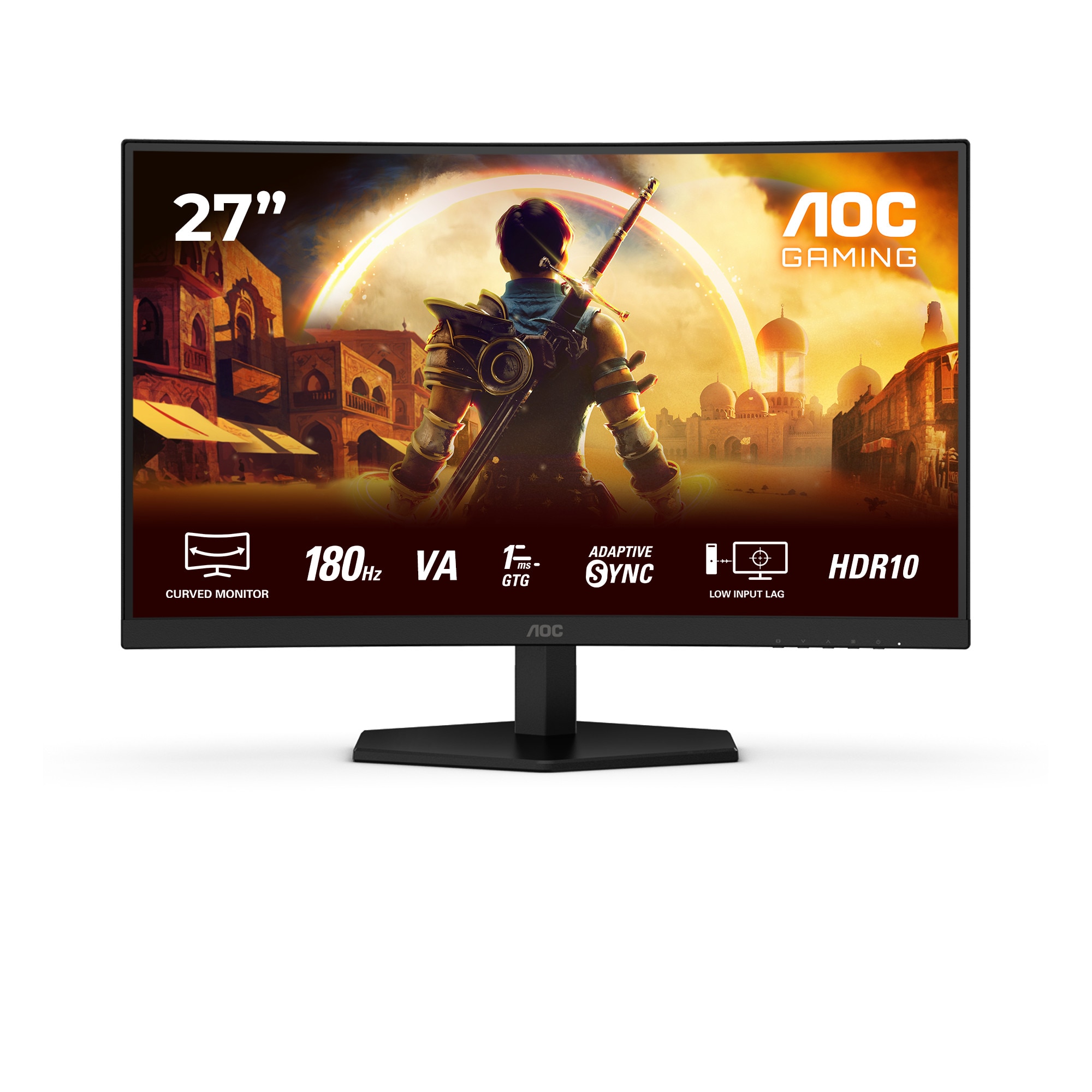 AOC C27G42E 27 Zoll Full HD Curved Fast VA LED 16:9 180 Hz Gaming Monitor