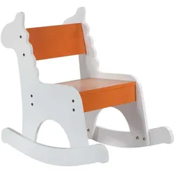 KINDERSESSEL aus Holz, orange, 33x55x52cm