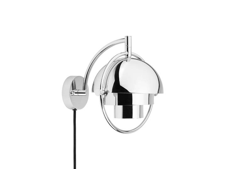 Gubi - Applique orientable Multi-Lite - Argent - Métal - Designer Louis Weisdorf