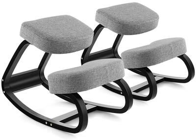 1/2 PCS Rocking Kneeling Chair Ergonomic Posture Padded Cushion