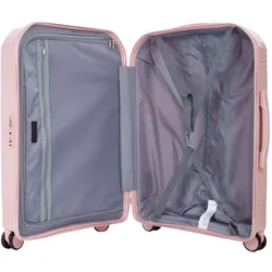 Valentino Wood Carry On Suitcase, Koffer, Rosa