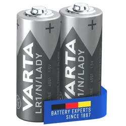 Varta 2er-Pack Batterien »Alkaline LR1« N / Lady 850 mAh, 1.2x3.02 cm