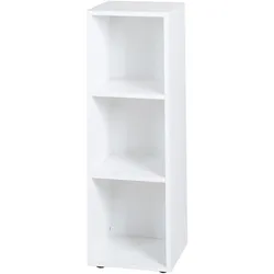 Seitenregal weiß, 2 Einlegeböden, Regal für Baby- & Kinderzimmer