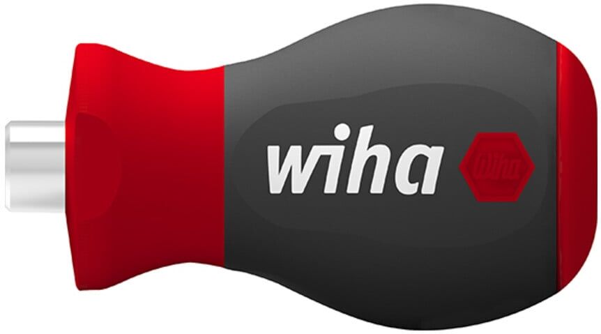 Wiha Schraubendreher mit Bithalter magnetisch Stubby, 1/4" 57 mm (29463)