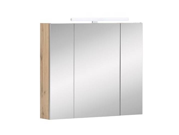 Schildmeyer Duo 146541 Armoire à Miroir\, décor Maison de Campagne en chêne\, 80 x 16 x 74\,7 cm