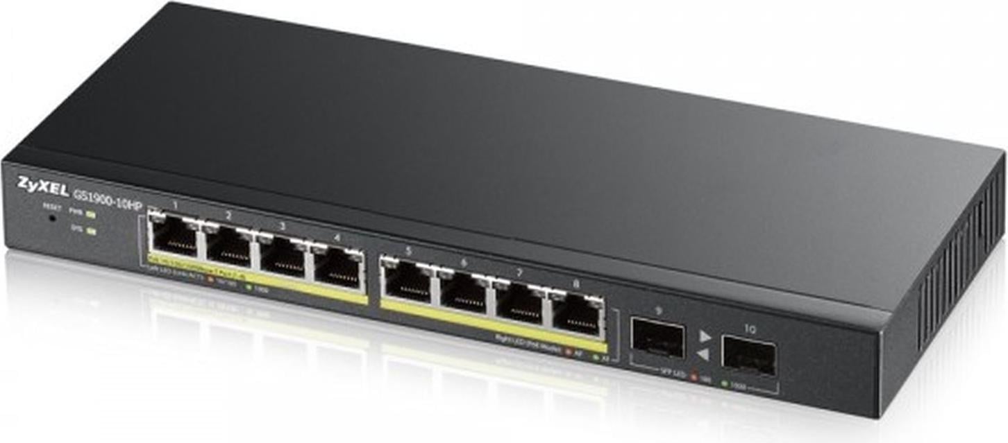 ZyXEL GS1900-8HP-EU0103F Netwerkswitch