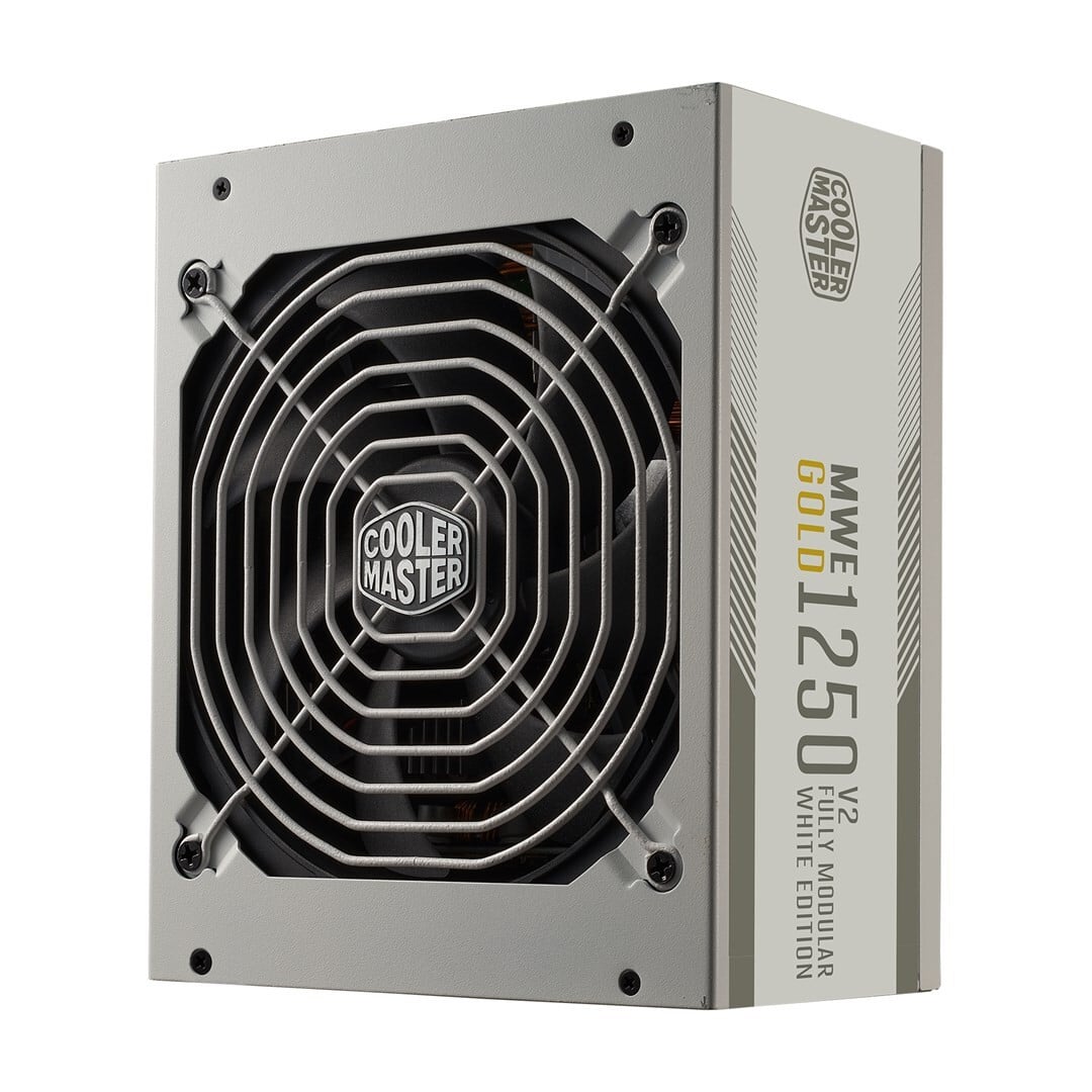 Cooler Master MWE Gold 1250 V2 ATX 3.0 voeding, wit, 1250 W