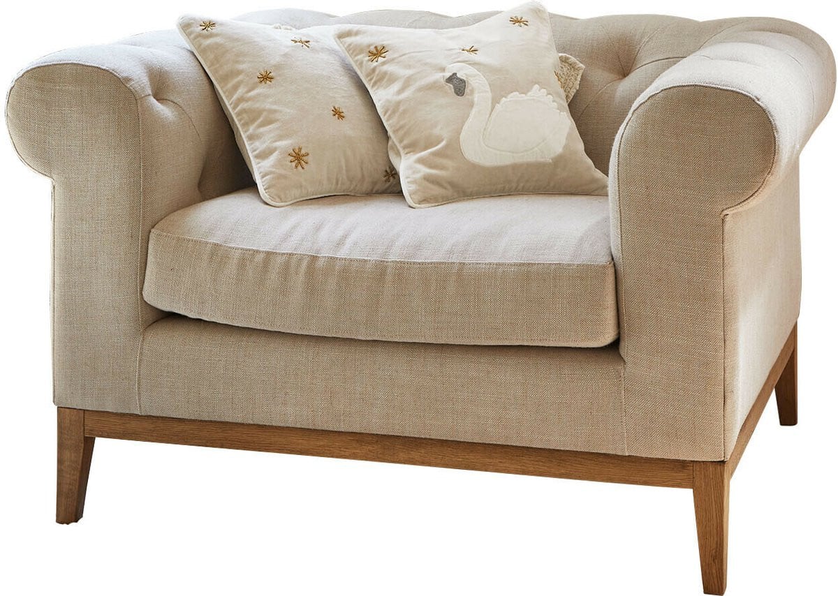 LOBERON Fauteuil Fairbourne Chesterfield beige