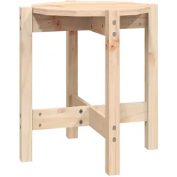 Décoshop26 - Einfacher Beistelltisch Ø 42,5 x 45 cm unbehandeltes Kiefernholz DEC040221