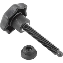 DRUCKSPINDEL D=M08 L=64,6 THERMOPLAST, KOMP:STAHL GEWINDESTIFT L1=L-4,6 MM