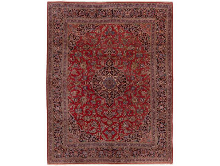 Keshan Alt Teppich 279x352 Handgeknüpft Orientteppich Perserteppich Wolle