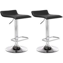 CLP 2er Set Barhocker Dyn   Farbe: schwarz