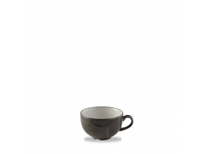 Churchill Stonecast Patina Iron Black Cappuccinotasse 34cl 11cm h:6.5c - Farbe: schwarz - Material: Porzellan - 958