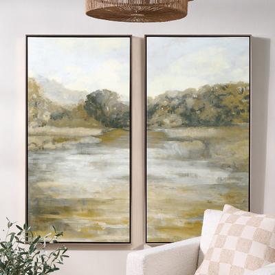 Tranquil Waterside Canvas Wall Art - Ii - Grandin Road