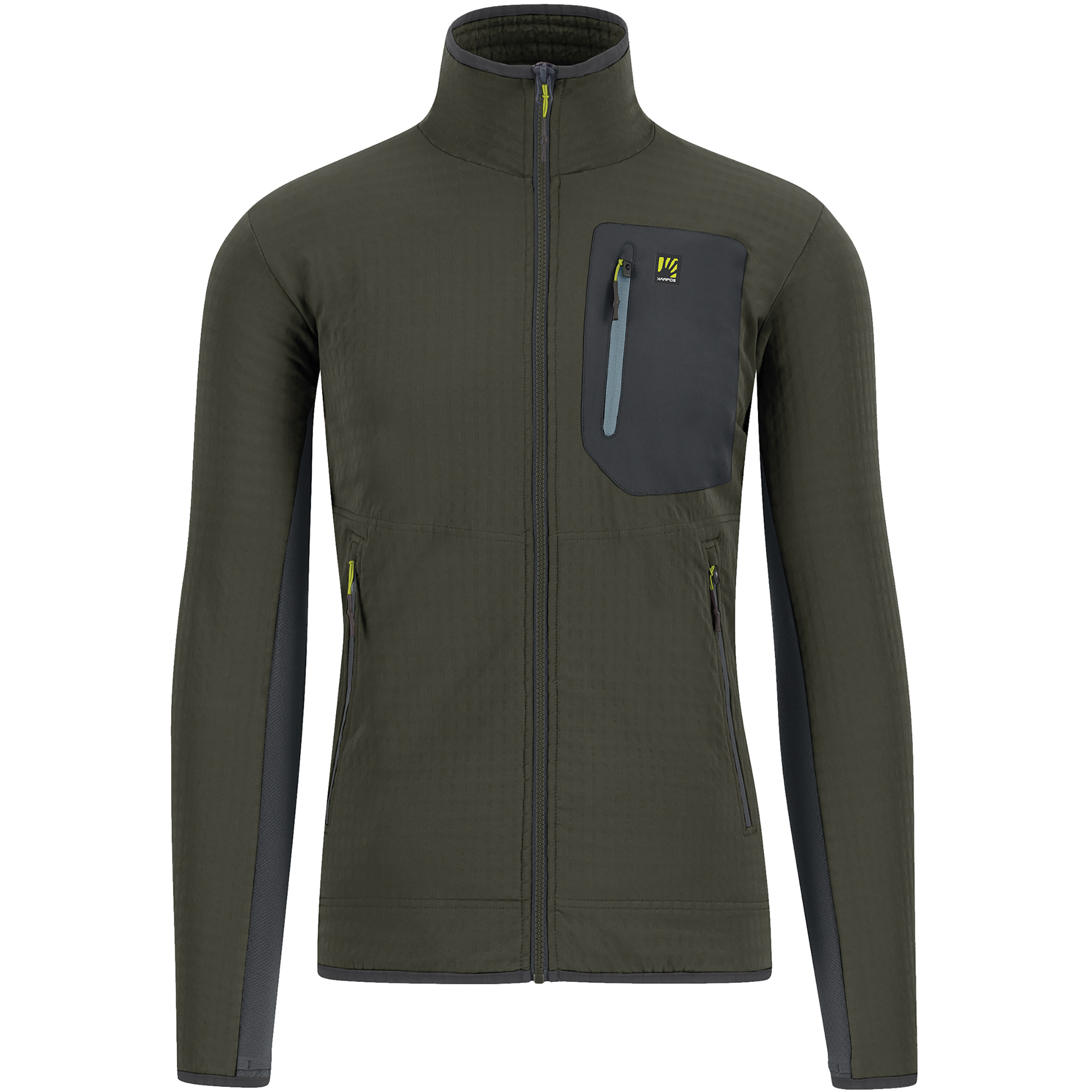Karpos Marmolada Fleece Herren Fleecejacke oliv Größe S Trekking Elastisch