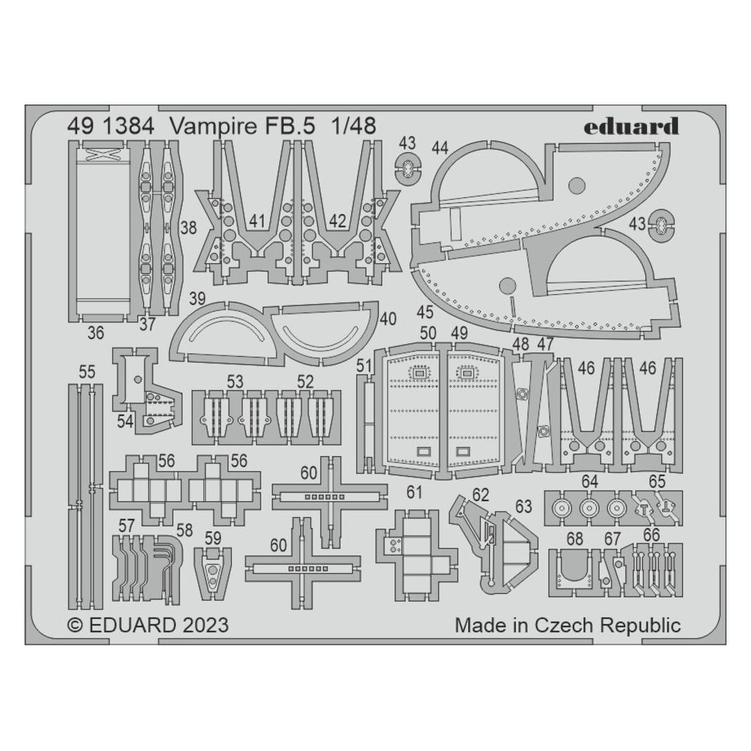 Eduard Vampire FB.5 1/48 (BIG49394)