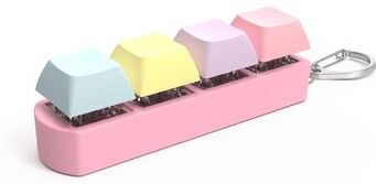 Uplifted Finds 4 Key Finger Button Stress Relief Toy Keycap Decompression colorful