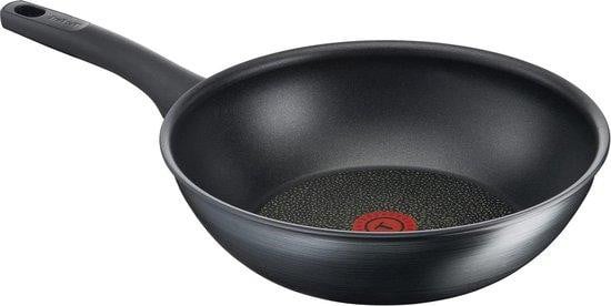 Merkloze Wokpan voor inductie met Titanium Fusion anti-aanbaklaag, 28 cm
