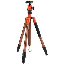 Fotopro X Go Chameleon Oranje Aluminium Stativ für Fotografen