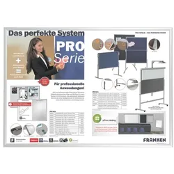 Franken Feuerfester Wechselrahmen »BS1805« silber, 87.2x122x1.7 cm
