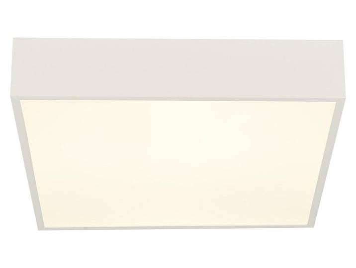 Zeus 1Lt Square Bathroom Ceiling Light\, White