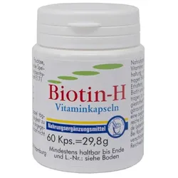 BIOTIN H Vitaminkapseln 60 St