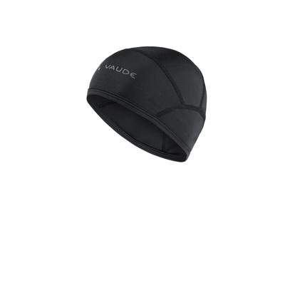 Unterhelmmütze VAUDE "UV CAP II" Gr. M, schwarz uni, Mützen, Damen, M (56/58), Obermaterial: 86% Polyester, 14% Elasthan, für Erwachsene, für Sportmode und Outdoormode, leichtes Design