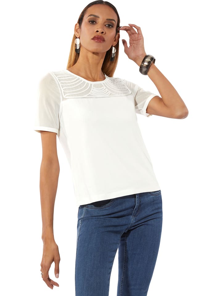 creation L Bluse in Weiß - 38