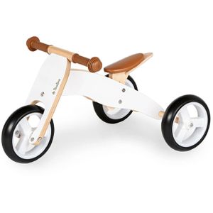 Pinolino Dreirad 239424 Mini-Laufdreirad Charlie, weiß / natur, ab 1,5 Jahre