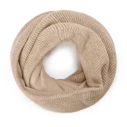 Tchibo - Strick-Schlauchschal - beige