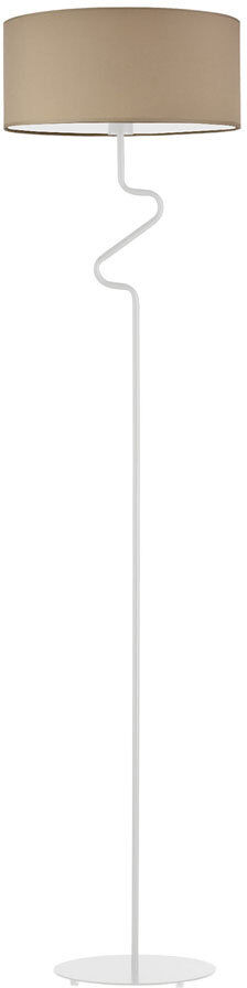 Fairmont Park Esmerelda 166 H cm Traditional Floor Lamp Beige/Silver 166cm H X 40cm W X 40cm D