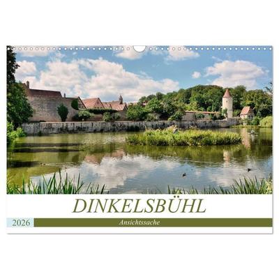 Dinkelsbühl - Ansichtssache (Wandkalender 2026 DIN A3 quer), CALVENDO Monatskalender