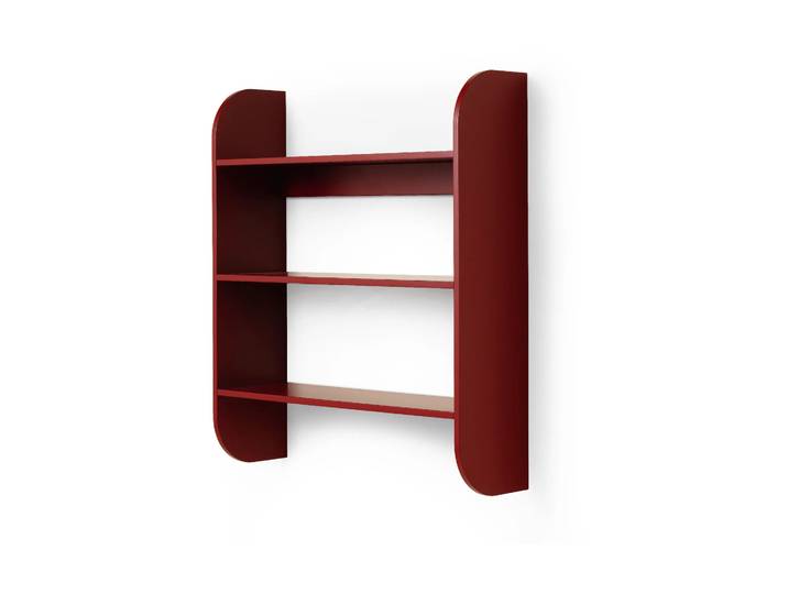 TÔNN furniture Etagère murale Strapats 62x73,6 cm Burgundy