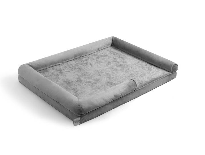 Hundebett OTTO HOME Dreamy , grau, B/H/L: 120cm x 16cm x 90cm, Tierbetten, Hundebett, Orthopädischer Komfort für erholsamen Schlaf