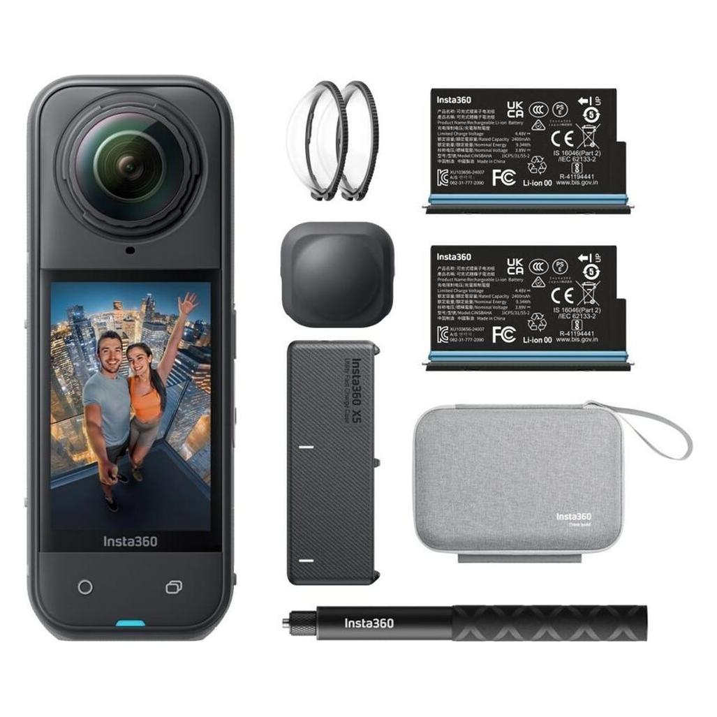 Insta360 X5 Essentials Bundle (30p, Bluetooth, WLAN) (CINSAAHA-X5BUNDLE)