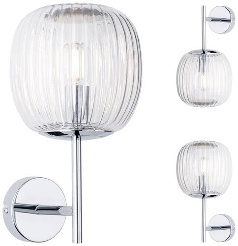 Paulmann Ruya 71140 Wandleuchte E14 Glas, Chrom